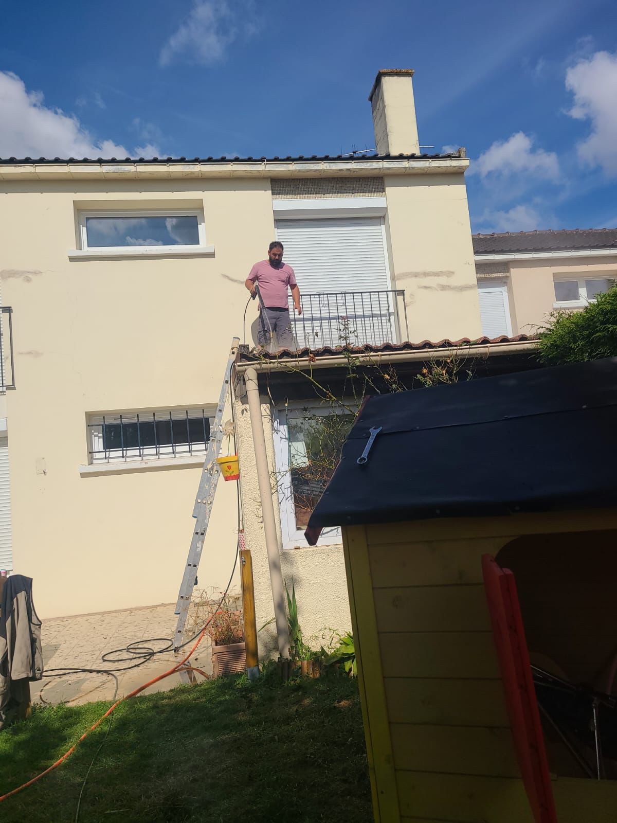 Démoussage toiture